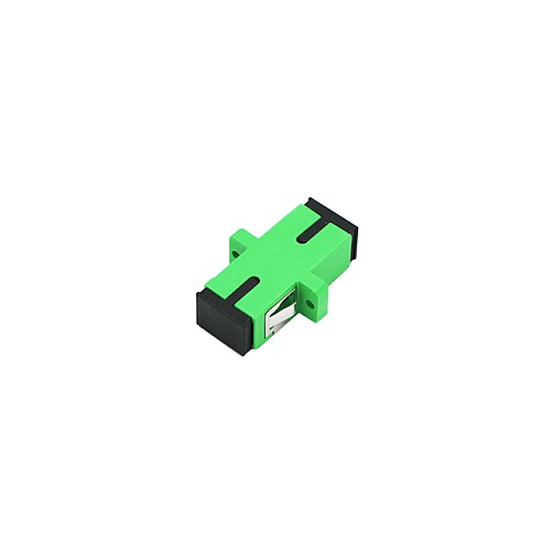 ตัวต่อหัวไฟเบอร์ SC-SC (APC) SX SM GREEN
