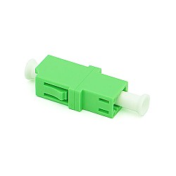 ตัวต่อหัวไฟเบอร์ LC-LC (APC) SX SM GREEN