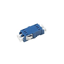 ตัวต่อหัวไฟเบอร์ LC-LC (UPC) DX SM BLUE
