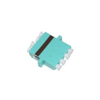 ตัวต่อหัวไฟเบอร์ LC-LC (UPC) Quad MM OM3