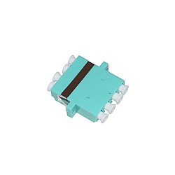 ตัวต่อหัวไฟเบอร์ LC-LC (UPC) Quad MM OM3