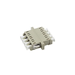 ตัวต่อหัวไฟเบอร์ LC-LC (UPC) Quad MM OM1, OM2