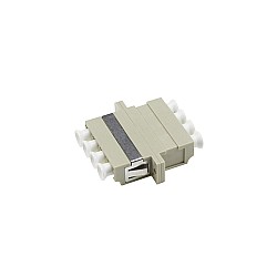 ตัวต่อหัวไฟเบอร์ LC-LC (UPC) Quad MM OM1, OM2