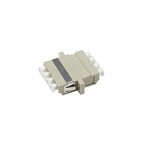 ตัวต่อหัวไฟเบอร์ LC-LC (UPC) Quad MM OM1, OM2