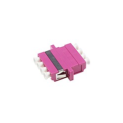 ตัวต่อหัวไฟเบอร์ LC-LC (UPC) Quad MM OM4