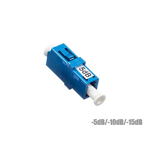 ตัวลดทอนแสง LC/UPC ค่าลดทอน -10,15dB (เมีย-เมีย)