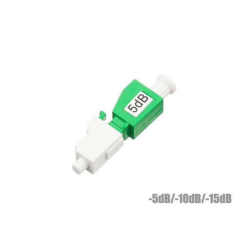 ตัวลดทอนแสง LC/APC ค่าลดทอน -5,10,15dB (ผู้-เมีย)