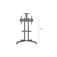 BDEE ขาตั้งทีวีพร้อมชั้นวาง รุ่น S9 ขนาด 32-65 นิ้ว