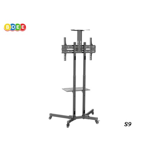 BDEE ขาตั้งทีวีพร้อมชั้นวาง รุ่น S9 ขนาด 32-65 นิ้ว