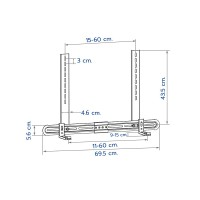 BDEE ขาแขวนลำโพงซาวด์บาร์ รุ่น SB-01