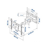 BDEE ขาแขวนทีวี ขนาด 32-65 นิ้ว รุ่น WA-500 BDEE ขาแขวนทีวี ขนาด 32-65 นิ้ว รุ่น WA-500