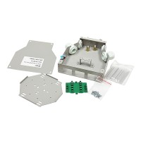 DIN Rail Terminal Box Duplex Indoor 12 Core ไม่รวมตัวต่อ