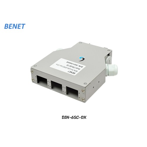 DIN Rail Terminal Box Duplex Indoor 12 Core ไม่รวมตัวต่อ