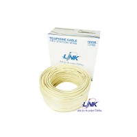 LINK สายโทรศัพท์ 4 Core 100M รุ่น UL-1024 LINK สายโทรศัพท์ 4 Core 100M รุ่น UL-1024