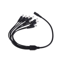 สายแยกไฟ DC เข้า 1 ออก 8 สำหรับกล้องวงจรปิด สายแยกไฟ DC เข้า 1 ออก 8 สำหรับกล้องวงจรปิด