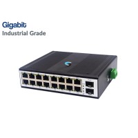 Industrial Switch 16-Port Gigabit + 2-Port 1.25G SFP