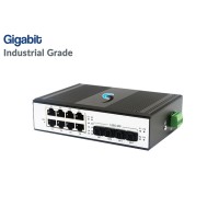 Industrial Switch 8-Port Gigabit + 4-Port 1.25G SFP