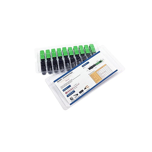 หัวไฟเบอร์ออฟติก SC/APC Fast รุ่น 601 แพ็ค 10 หัว