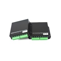 Dry Contact Switch 8 CH To Fiber Converter
