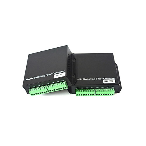 Dry Contact 8 Way Forword Switch To Fiber