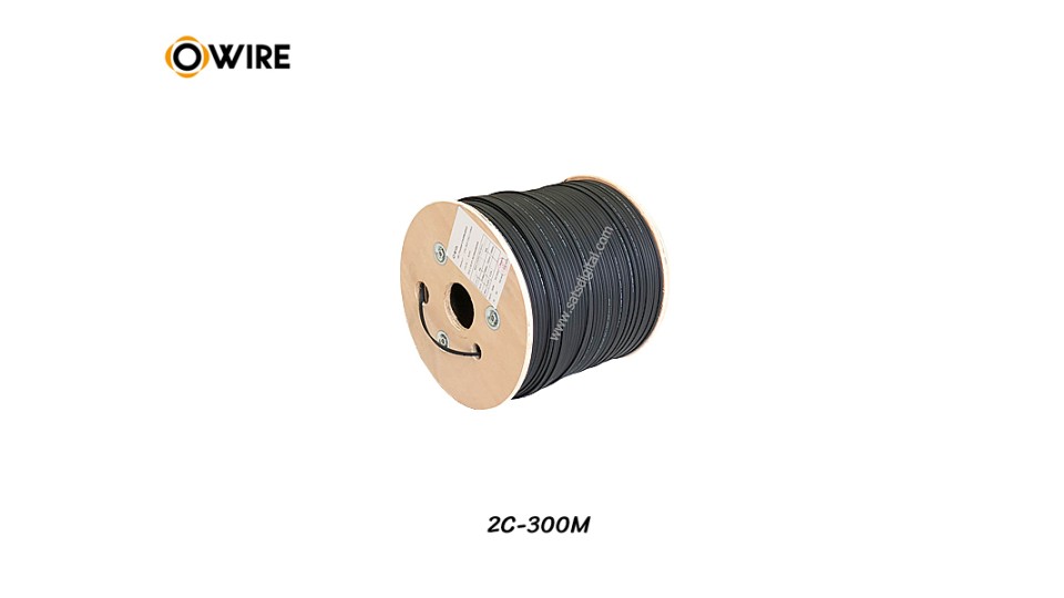สายไฟเบอร์ออฟติก SM 2 CORE FRP, LSZH Flat Type (300M)