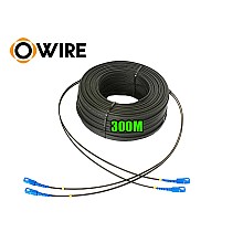 สายไฟเบอร์ออฟติก 2 Core SM เข้าหัว SC/UPC ยาว 300 เมตร