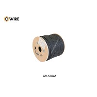 สายไฟเบอร์ออฟติก SM 6 CORE FRP, LSZH Flat Type (500M)