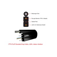 LINK สายไฟเบอร์ออฟติก SM 2C Flat Type ยาว 300 เมตร LINK สายไฟเบอร์ออฟติก SM 2C Flat Type ยาว 300 เมตร