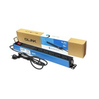 GLINK ปลั๊กไฟ 6 ช่อง สำหรับตู้แร็ค รุ่น GPDU-07B GLINK ปลั๊กไฟ 6 ช่อง สำหรับตู้แร็ค รุ่น GPDU-07B