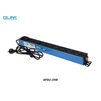 GLINK ปลั๊กไฟ 8 ช่อง สำหรับตู้แร็ค รุ่น GPDU-09B