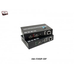 HDMI IP Extender DIP 1080P + USB ระยะ 150 เมตร
