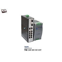 Gigabit Industrial PoE 8 Port + 2GE + 2 SFP + IND Power