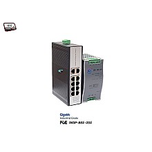 Gigabit Industrial PoE 8 Port + 2GE Uplink + IND Power