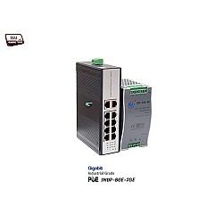 Gigabit Industrial PoE 8 Port + 2GE Uplink + IND Power