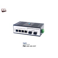 Industrial POE Switch 4-Port Gigabit + 2-Port SFP