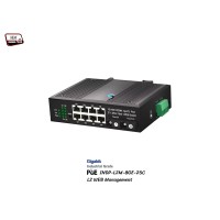 L2 Managed Gigabit IND PoE 8 Port + Uplink 2SC Module
