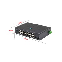 L2 Managed Gigabit IND PoE 16 Port + Uplink 2SFP L2 Managed Gigabit IND PoE 16 Port + Uplink 2SFP