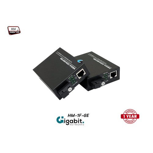Gigabit Media SM BIDI 3KM รุ่น HM-1F-GE