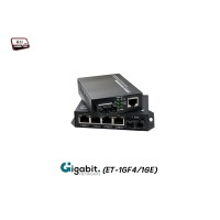 Gigabit Media Converter 1X4 Port SM Duplex 20KM