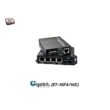 Gigabit Media Converter 1X4 Port SM Duplex 20KM