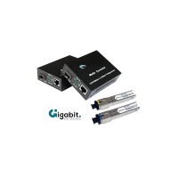 Gigabit SFP Media Converter + SFP SC 3KM