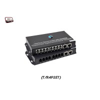 PCM Voice 4 Channel + 2 LAN 10/100 To Fiber Optic