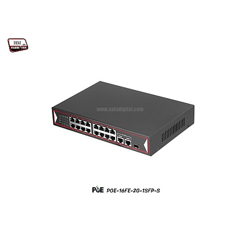 POE Switch 16FE POE /100 + 2GE + 1SFP (small)