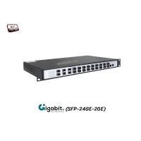 Gigabit Switch SFP 24 Port Uplink 2 Gigabit LAN