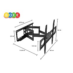 ขาแขวนทีวี LED ติดผนัง 32-65 นิ้ว BDEE รุ่น WA-802
