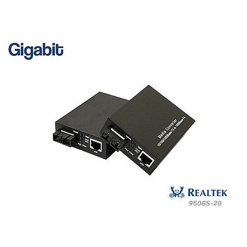 Gigabit Media Converter SM DX 20KM รุ่น 950GS-20