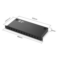 ODF Rack Mount 12 Core 1U SC BIDI Connector