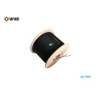 สายไฟเบอร์ออฟติก SM 2 CORE FRP, LSZH Flat Type (1KM)