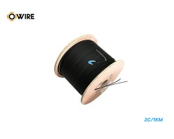 สายไฟเบอร์ออฟติก SM 2 CORE FRP, LSZH Flat Type (1KM)