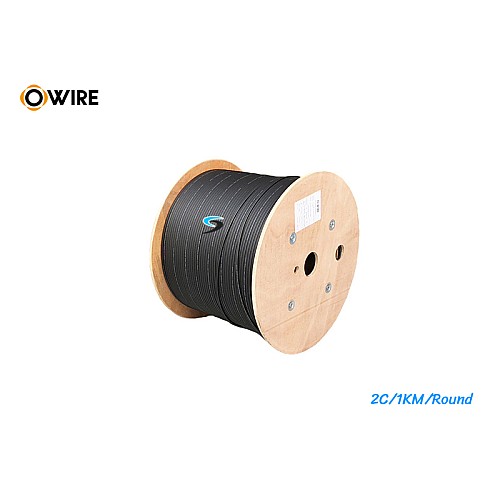 สายไฟเบอร์ออฟติก FIG.8 2C SM OWIRE ยาว 1000 เมตร